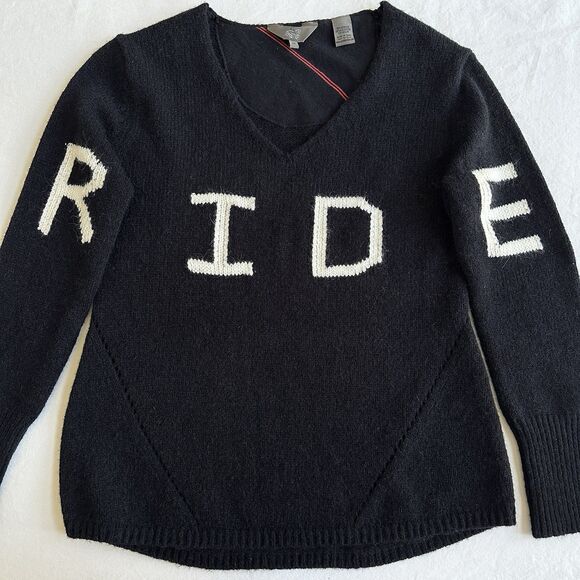 Goode Rider Women's The Ride Sweater MEDIUM Equestrian - Picture 2 of 5